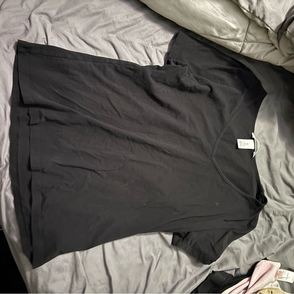 Black V-Neck T-Shirt